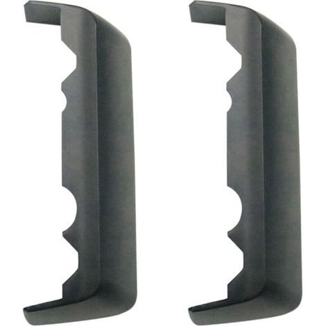 Deux barres de toit, une baguette centrale et des embouts de barres transversales de toit pour Land Rover Prado FJ150 2010-2017. (1/3)