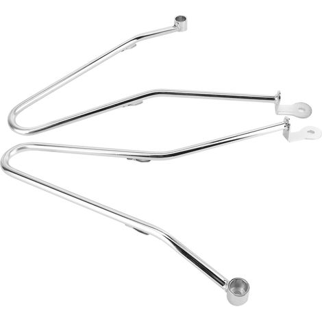 Barres de Support de sacoche de selle, Support de protection de montage adapté pour Triumph Bonneville T100/Thruxton 900argent