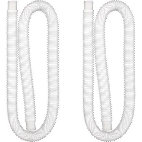 Poolfilterschlauch – Flexibles Polyethylen – 1,5 x 3,2 cm – Kompatibel mit Pumpen mit 330/530/1000 GPH – Für Aufstellpools und Whirlpools – 1 Stück (1/5)