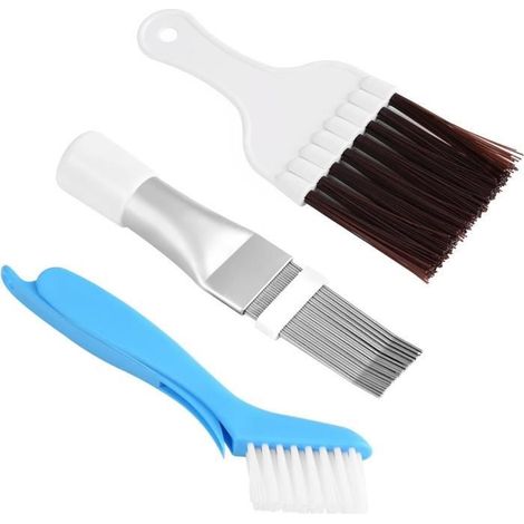 Peigne d'Aileron de Condensateur de Climatiseur,Brosse de Climatiseur, Brosse de Nettoyage à Ailettes, Nettoyeur d'Ailettes (1/4)
