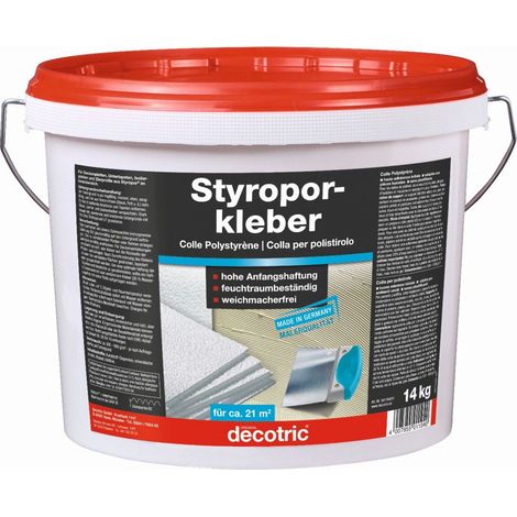Decotric Styroporkleber 14 kg Styroporkleber