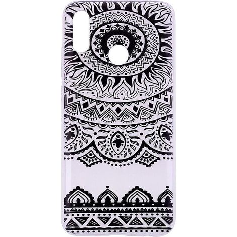 Coque souple pour Huawei P Smart 2019 - Motif mandala noir - Étui de protection (1/5)