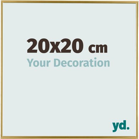 yd. - Cadre photo 20x20 - Or - Plastique - Evry (1/5)