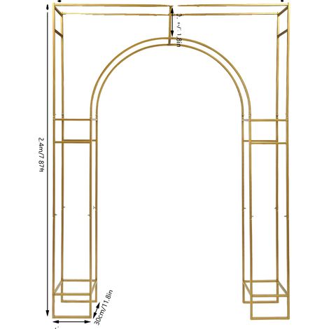 Supporto in tela, acciaio al carbonio resistente, design personalizzabile, oro, XL (1/2)