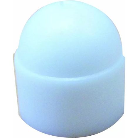 CACHE ECROU PLASTIQUE M14 BLANC