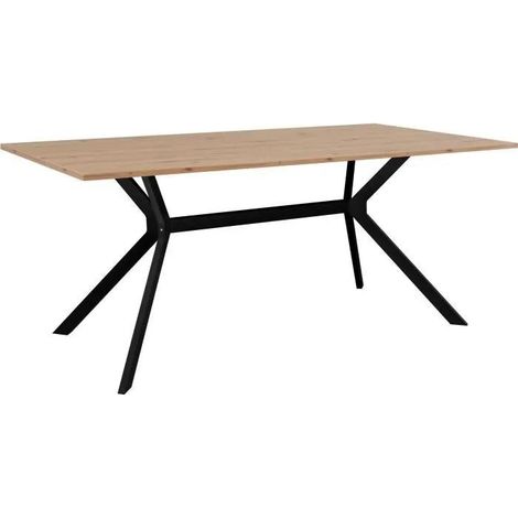 Esstisch deine tante emma ONEX schwarz matt 180x90 cm