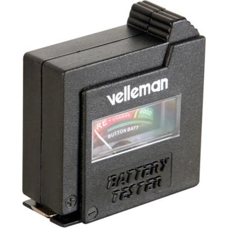 Velleman BATTEST medidor de energía y batería Negro (1/2)