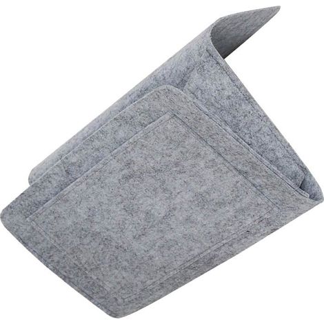 Pochette de rangement de chevet en feutre - KAGOLOW - Support de téléphone antidérapant - Imperméable - Anti-salissure (1/4)
