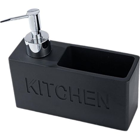 Soap Dispenser with Sponge Holder Refillable Kitchen Sink