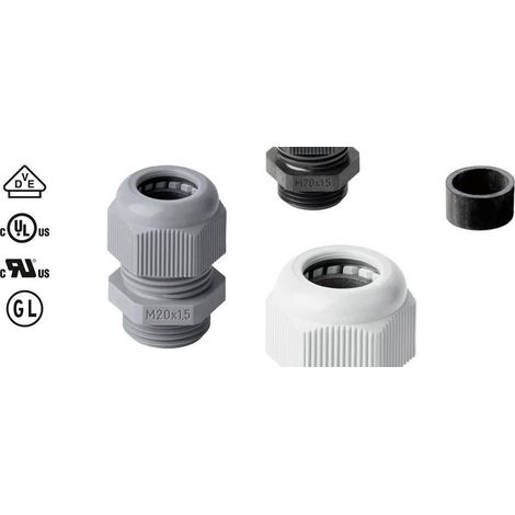 Jacob 50.632 PA7001 prensaestopas gris-plata robusto