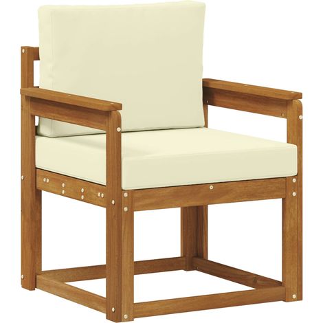 Maison Exclusive - Outdoor-Sofa Massives Akazienholz und Polyeste