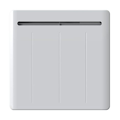 Radiateur inertie fonte Keops - Blanc - 1500W