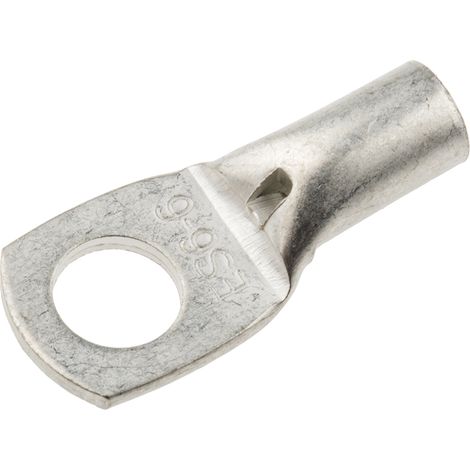 Rs Pro – Cosses à œillet non isolées 6mm² – Placage étain pour conducteurs 6mm – Longueur 24.6mm – Connexion fiable et durable
