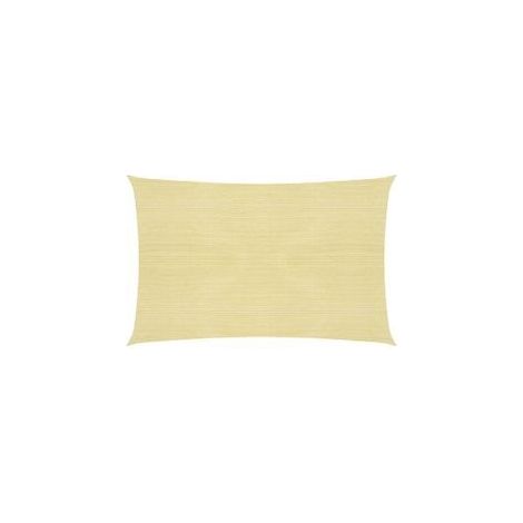 Voile d'ombrage 160 g-m² Beige 2,5x4 m PEHD (1/5)