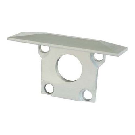 Barthelme Alu-T-Profil Endkappe kurz mit Loch 8.5mm 62399606