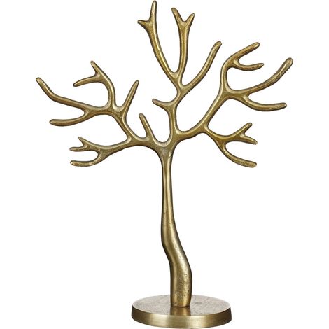 Mica Decorations Baum Dekoration aluminium 31,5 x 12 x 39 cm gold Vase