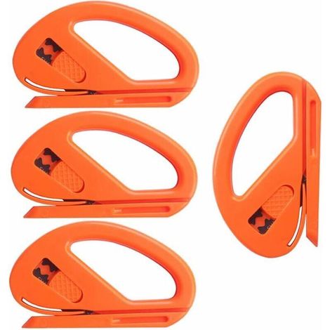 Snitty Safety Cutter Car Vinyl Wrap Cutting Tool Fibre de Carbone Cutting Application Couteau, Paquet de 4 (1/5)