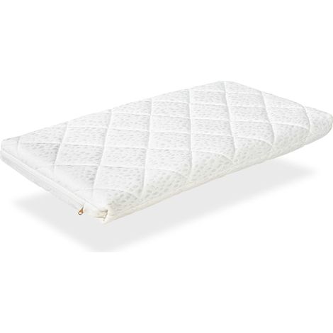 Colchon bebe MINI CUNA 80x40 - 7 CM MINI CARAMEL - Desenfundable, Núcleo de espuma perforada. Transpirable