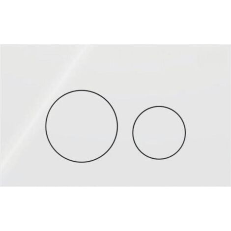 Sigma 40 Betätigungsplatte 115628SI1, weiß, für 2-Mengen-Spülung-Kompatibles Produkt