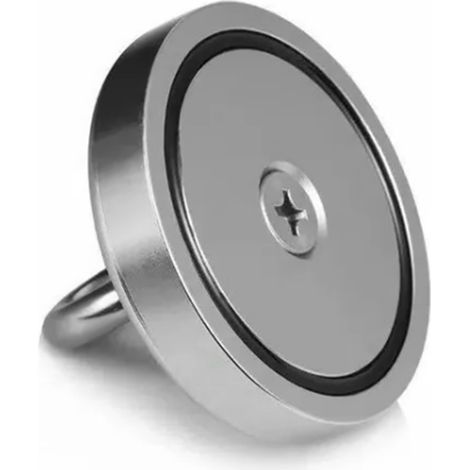 Aimants de pêche en néodyme, force de traction de 86 lb, avec trou fraisé de 1,4 po de diamètre pour la récupération (1/2)