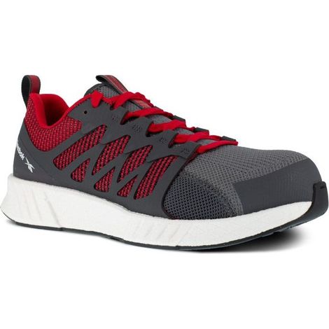Zapatilla de seguridad Fusion Flexweave™ Work talla 43 W.11 gris/rojo S1P SRC ESD EN20345