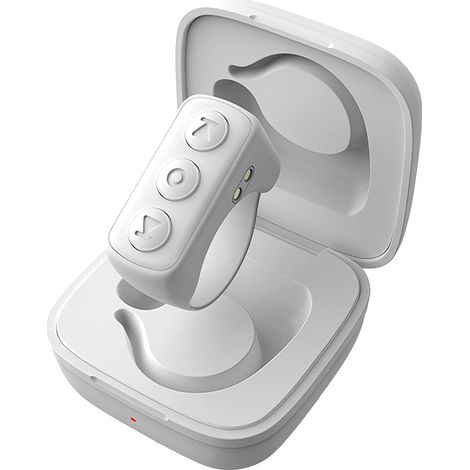 Télécommande Bluetooth - Défilement Page - Enregistrement Vidéo Appareil Photo - Compatible iOS Android - Autonomie 14 h - Boîtier de Chargement - Rose (1/5)