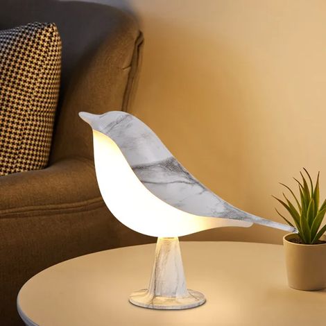 Lampe de Chevet Tactile, Lampe De Table Rechargeable,3 Modes Dimmable, Sans Fil, Décoration pour Maison, Chambre Bureau, Gris (1/5)