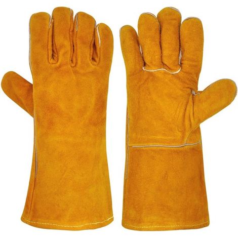 Feuerfeste Kaminhandschuhe für Herren – Hitzebeständige Ofen- und Grillhandschuhe (1/5)