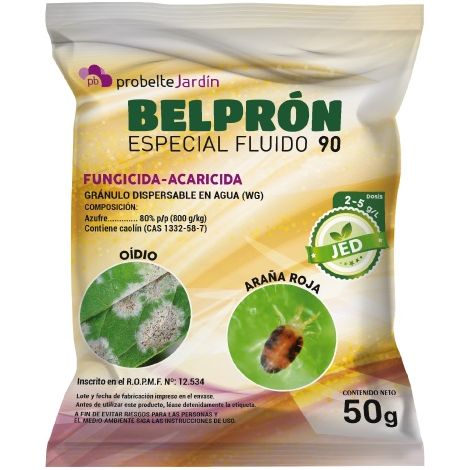 PROBELTE BELPRÓN ESPECIAL FLUIDO 90, Acaricida, Azufre 80% WG, 50