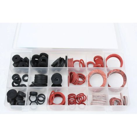 Sanitär Dichtungen Set, 141-teilig, Gummidichtungen, O-Ringe Sortiment, inkl. Box (1/5)