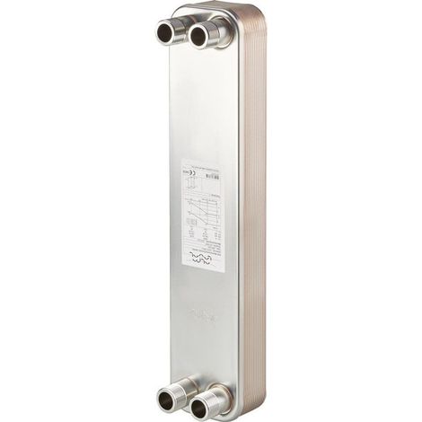 INTERCAMBIADOR DE 40 PLACAS 70 Kw, SIN DISPOSITIVO DE CONEXION.