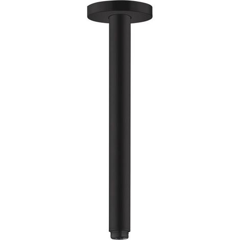 Bras de douche S 300 mm plafond M 1/2noir mat