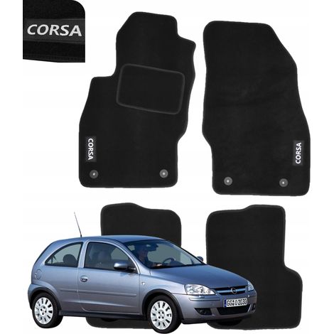 Alfombrillas de terciopelo para Opel Corsa C 2000-2006, HAFT B