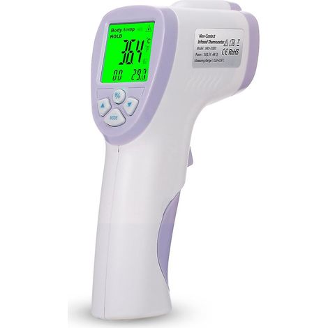 Digitales Infrarot-Stirnthermometer zur berührungslosen Temperaturmessung