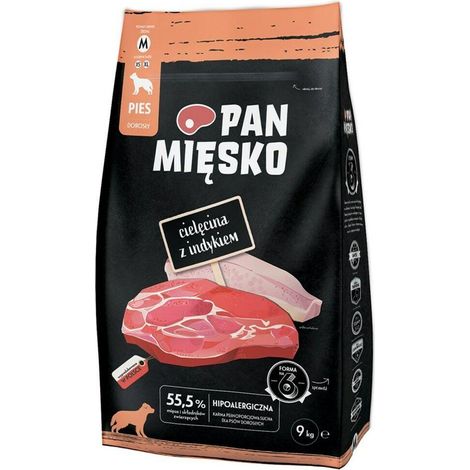 Pan Mięsko Vollständige Ernährung Hund Größe M Beige