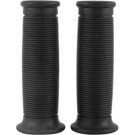 1 paire de poignées de guidon de moto universelles 22 mm/25 mm Vintage Noir (1/5)