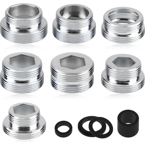 7 Pièces Adaptateur Robinet Cuisine Kit M22 à M16–M28 (1/5)