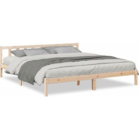 Maison Exclusive - Letto Extra Lungo senza Materasso 180x210 cm in Legno di Pino