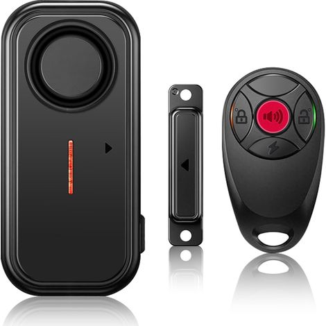 Alarme de Porte et Fenêtre avec Télécommande - IP66 - 4 Niveaux de Volume (1/5)