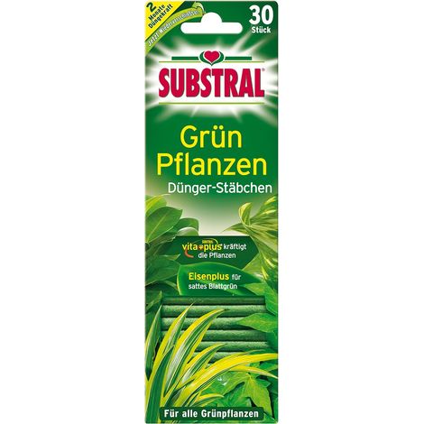 Substral Dünger-Stäbchen für Grünpflanzen - 30 Stück (1/2)