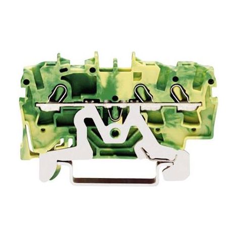 Borne de passage WAGO 2002-1404 5.20 mm ressort de traction Affectation: N bleu 1 pc(s) (1/2)