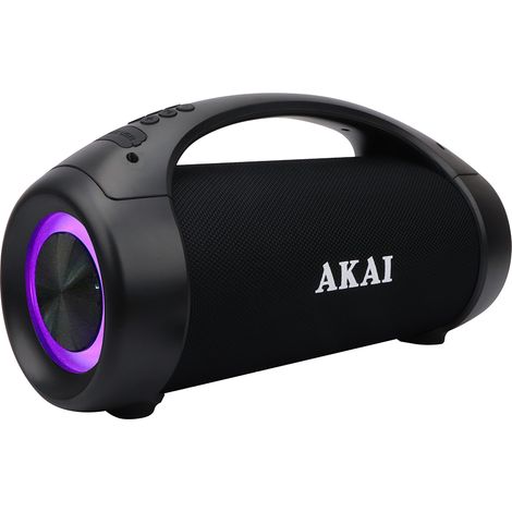 Altavoz Bluetooth Akai abts-55 50W RMS Bluetooth 5.0 IPX5 TWS RGB Negro (1/4)