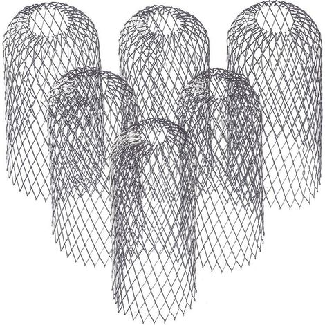 Lot de 4 filtres extensibles en aluminium pour protection de gouttière en métal (1/5)
