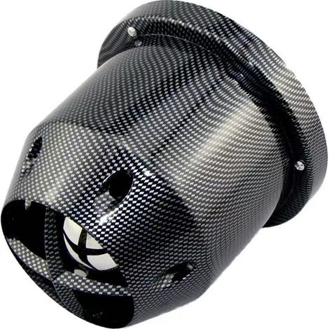 Universeller Luftfilter in Pilzform, 76 mm, mit Aktivkohle, ABS, Größe 150 mm, 500 g, für hohe Leistung, einzeln verpackt. (1/5)