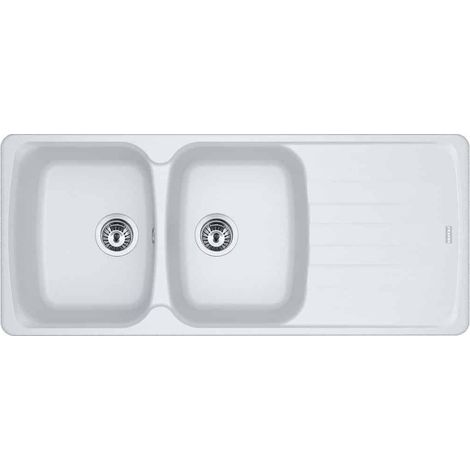 Evier Franke Antea Fragranit+ AZG621 - Blanc Artic (Moucheté)