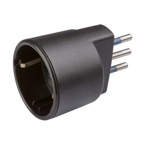 adattatore spina 10 a e presa tedesca poly pool colore nero