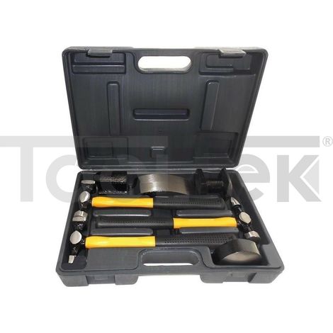 KIT CARROZZIERE MARTELLI TASSI RIPARAZIONE AUTO VALIGETTA 7pz
