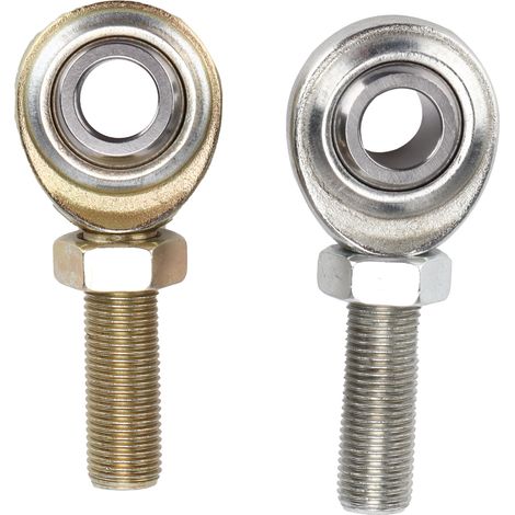 HETHLIF 1/2 Zoll x 1/2-20 RH LH Außengewinde 2 Stück Kugelgelenke Heim-Dichtungen für Autos, ATVs, Boote, Motorräder. (1/5)