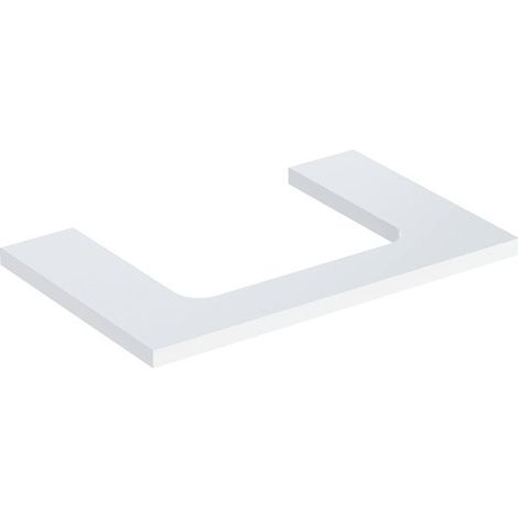 Plaque de lavabo Geberit ONE, découpe au centre, pour lavabo à (1/2)