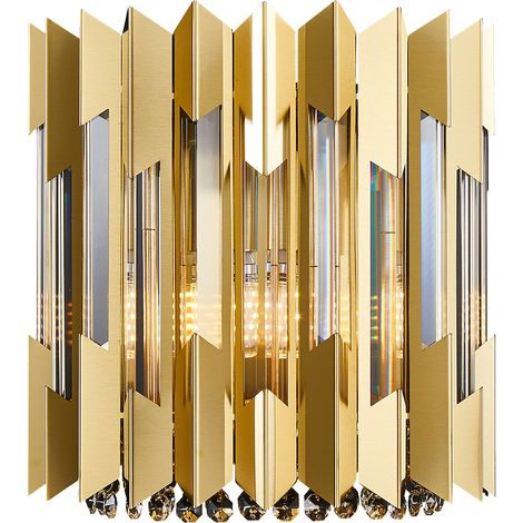 Lámpara de pared Ritz 2 E14 dorada Milagro ML0397 (1/5)